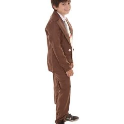 HPO Child's Deluxe Singer Costume | Dark Brown Cosplay Costume 8 HPO Child's Deluxe Singer Costume | Dark Brown Cosplay Costume