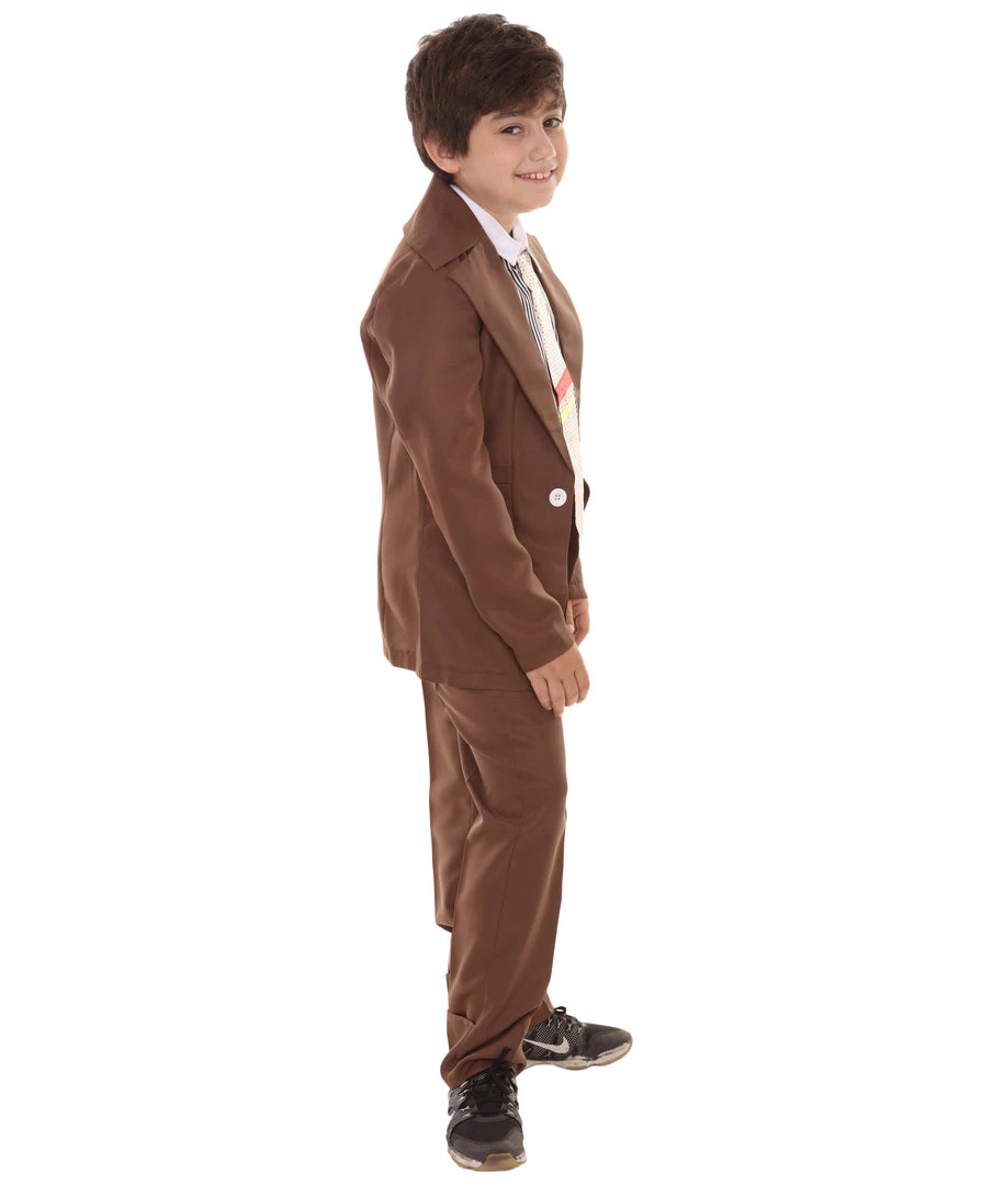 HPO Child's Deluxe Singer Costume | Dark Brown Cosplay Costume 4 HPO Child's Deluxe Singer Costume | Dark Brown Cosplay Costume