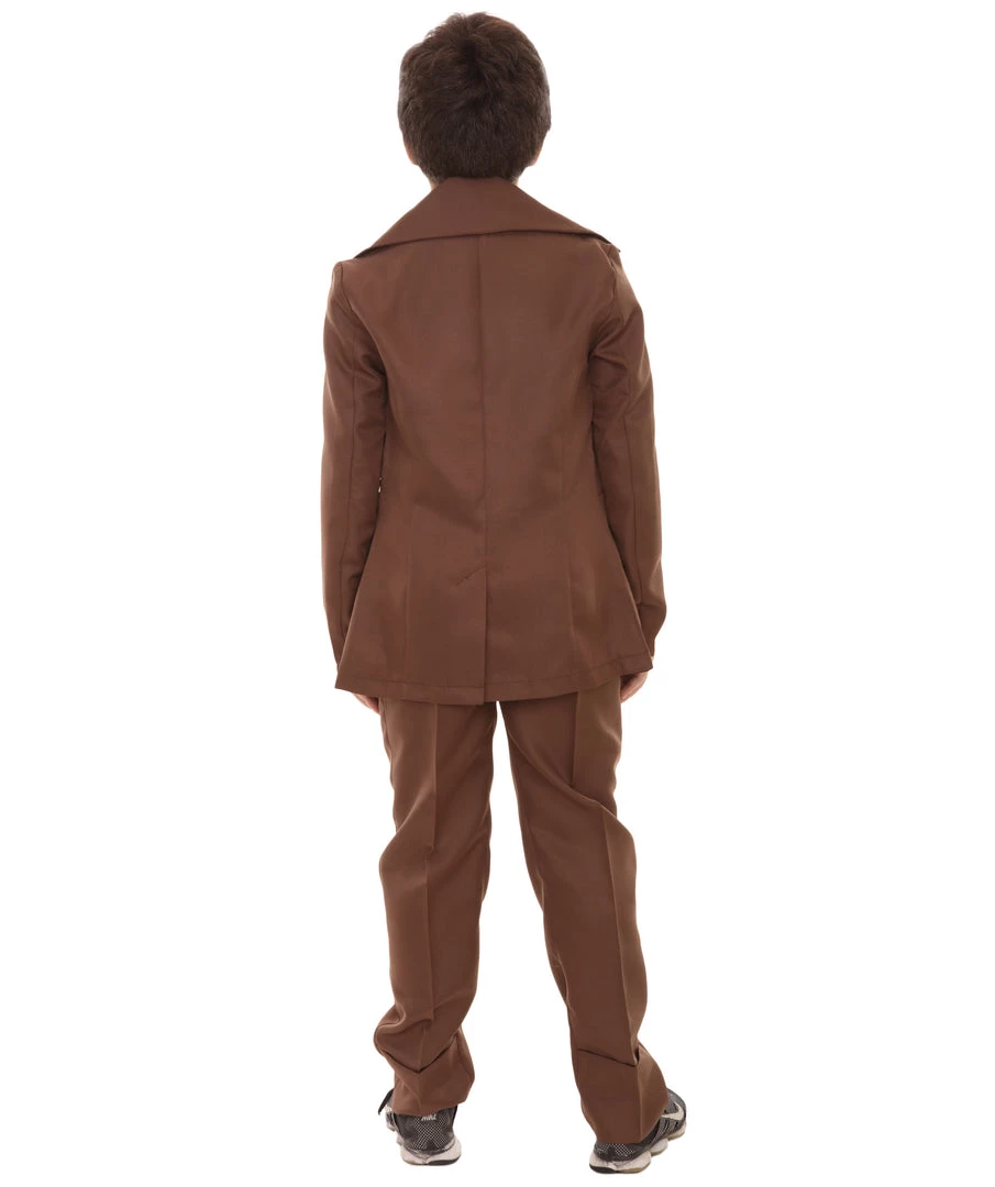 HPO Child's Deluxe Singer Costume | Dark Brown Cosplay Costume 3 HPO Child's Deluxe Singer Costume | Dark Brown Cosplay Costume