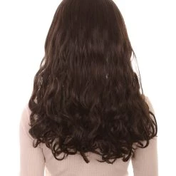 HPO Women's TV Movie Character Wig | Dark Brown Wigs | Premium Breathable Capless Cap 12 HPO Women's TV Movie Character Wig | Dark Brown Wigs | Premium Breathable Capless Cap