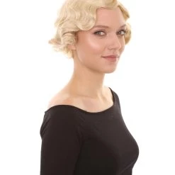 HPO Women's Womens Peculiar Wig | Black TV/Movie Wigs | Premium Breathable Capless Cap