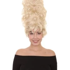 HPO Women's Giant Beehive Wigs | Vintage Wigs Multiple Colors | Premium Breathable Capless Cap