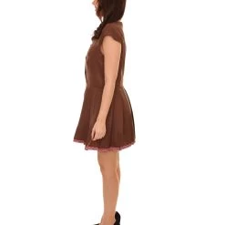 HPO Adult Women's Wild West Costume | Brown Cosplay Costume