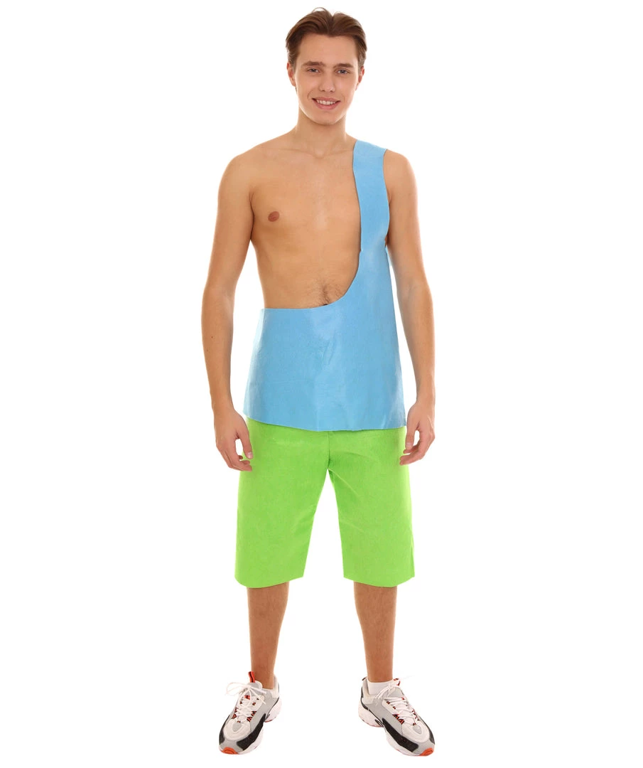 HPO Adult Men's Movie Costume | Blue Green Halloween Costume 1 HPO Adult Men's Movie Costume | Blue Green Halloween Costume