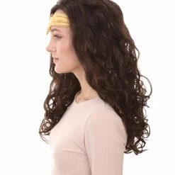 HPO Women's TV Movie Character Wig Dark Brown | Premium Breathable Capless Cap 11 HPO Women's TV Movie Character Wig Dark Brown | Premium Breathable Capless Cap