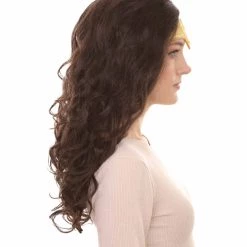 HPO Women's TV Movie Character Wig Dark Brown | Premium Breathable Capless Cap 13 HPO Women's TV Movie Character Wig Dark Brown | Premium Breathable Capless Cap