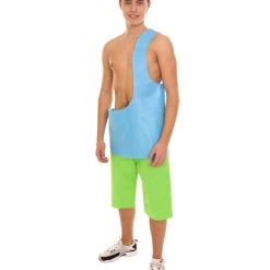 HPO Adult Men's Movie Costume | Blue Green Halloween Costume