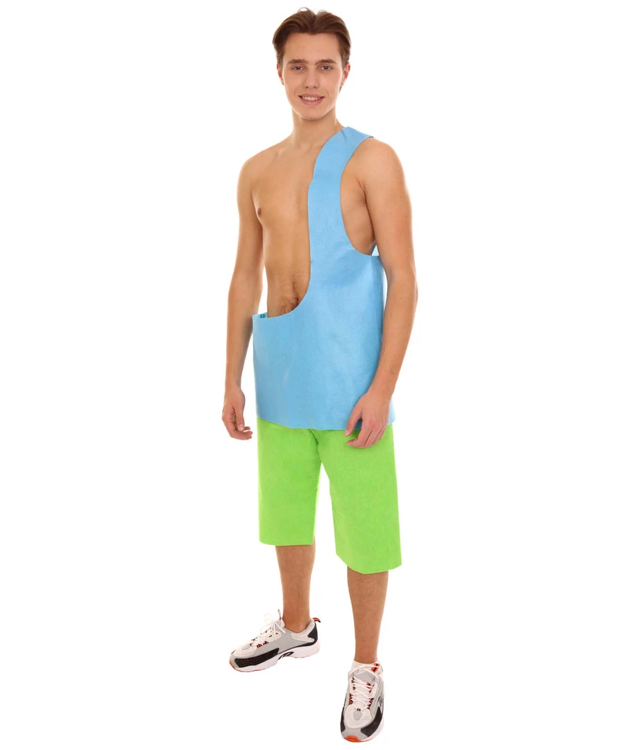 HPO Adult Men's Movie Costume | Blue Green Halloween Costume 2 HPO Adult Men's Movie Costume | Blue Green Halloween Costume