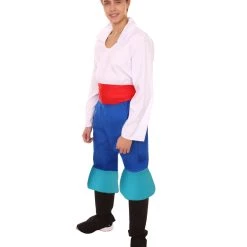 HPO Adult Men's Prince 4Pc Costume | Blue And White Cosplay Costume