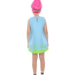 HPO Child's Trolls Dress Costume | Blue Cosplay Costume Kids 9 HPO Child's Trolls Dress Costume | Blue Cosplay Costume Kids