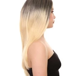 HPO Ombre Womens Wig | Party Ready Fancy Cosplay Halloween Wig | Premium Breathable Capless Cap Men's