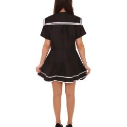 HPO Adult Women's Sailor Dress Celebrity Costume | Black Cosplay Costume 12 HPO Adult Women's Sailor Dress Celebrity Costume | Black Cosplay Costume