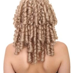 HPO Womens Colonial Lady Blonde Wig | Historical Character Cosplay Halloween Wig | Premium Breathable Capless Cap 12 HPO Womens Colonial Lady Blonde Wig | Historical Character Cosplay Halloween Wig | Premium Breathable Capless Cap