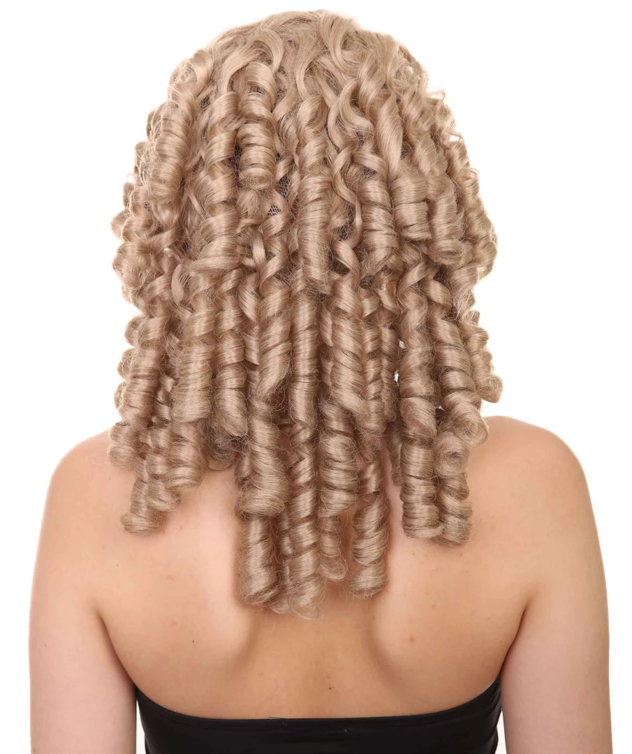 HPO Womens Colonial Lady Blonde Wig | Historical Character Cosplay Halloween Wig | Premium Breathable Capless Cap 4 HPO Womens Colonial Lady Blonde Wig | Historical Character Cosplay Halloween Wig | Premium Breathable Capless Cap
