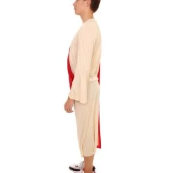 HPO Adult Men's Jesus Religious Costume | Red And Beige Cosplay Costume