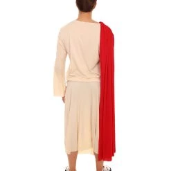 HPO Adult Men's Jesus Religious Costume | Red And Beige Cosplay Costume