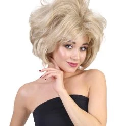 HPO Politician Womens Wig | Blond Political Wigs | Premium Breathable Capless Cap Men's