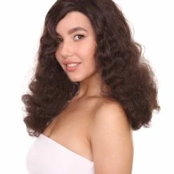 Adult Women's 17" Inch Medium Length Wavy Halloween Cosplay Euphoria Of Dating Terry Wig, Synthetic Soft Fiber Hair, Capless Cap Design For Comfort And Fit | HPO