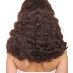 Adult Women's 17" Inch Medium Length Wavy Halloween Cosplay Euphoria Of Dating Terry Wig, Synthetic Soft Fiber Hair, Capless Cap Design For Comfort And Fit | HPO 11 Adult Women's 17