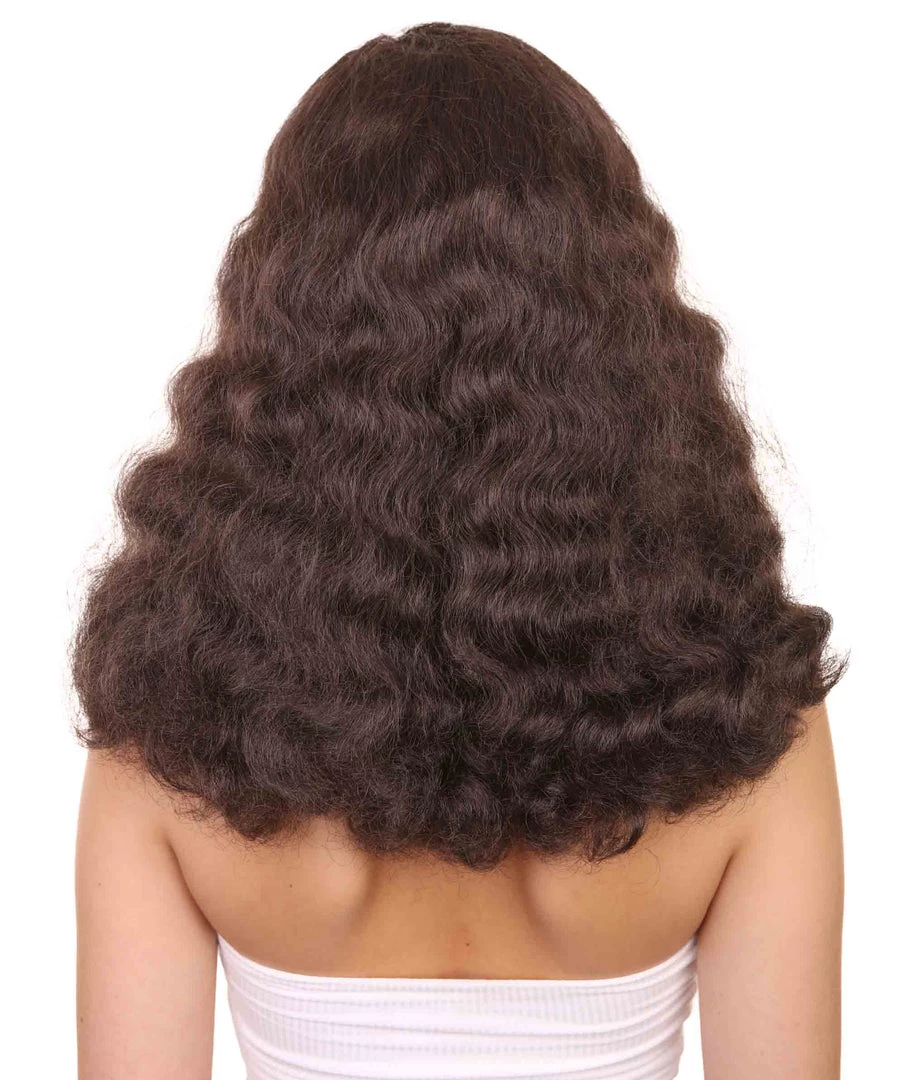 Adult Women's 17" Inch Medium Length Wavy Halloween Cosplay Euphoria Of Dating Terry Wig, Synthetic Soft Fiber Hair, Capless Cap Design For Comfort And Fit | HPO 4 Adult Women's 17" Inch Medium Length Wavy Halloween Cosplay Euphoria Of Dating Terry Wig, Synthetic Soft Fiber Hair, Capless Cap Design For Comfort And Fit | HPO