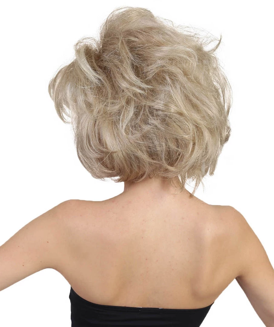 HPO Politician Womens Wig | Blond Political Wigs | Premium Breathable Capless Cap Men's 4 HPO Politician Womens Wig | Blond Political Wigs | Premium Breathable Capless Cap Men's