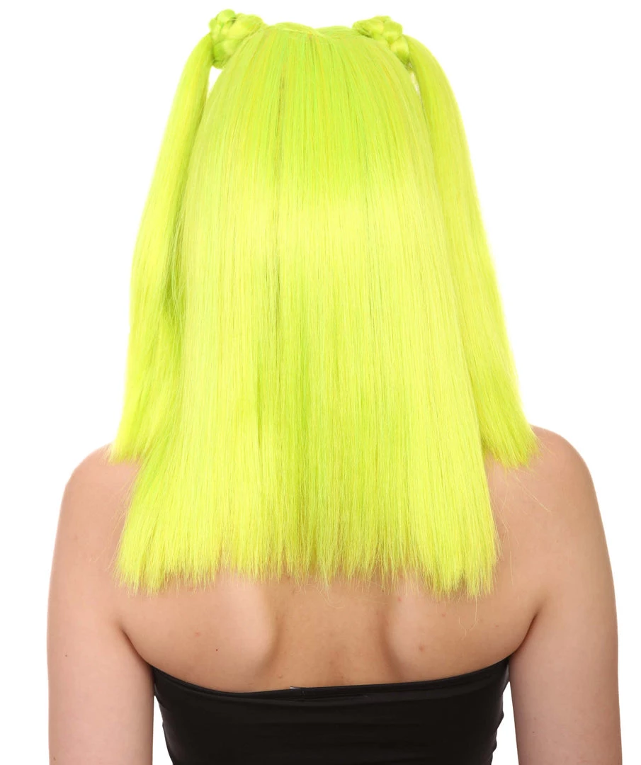 HPO Lime Twist Womens Wig | Yellow Green Crazy Hair Long Wig | Premium Breathable Capless Cap 4 HPO Lime Twist Womens Wig | Yellow Green Crazy Hair Long Wig | Premium Breathable Capless Cap
