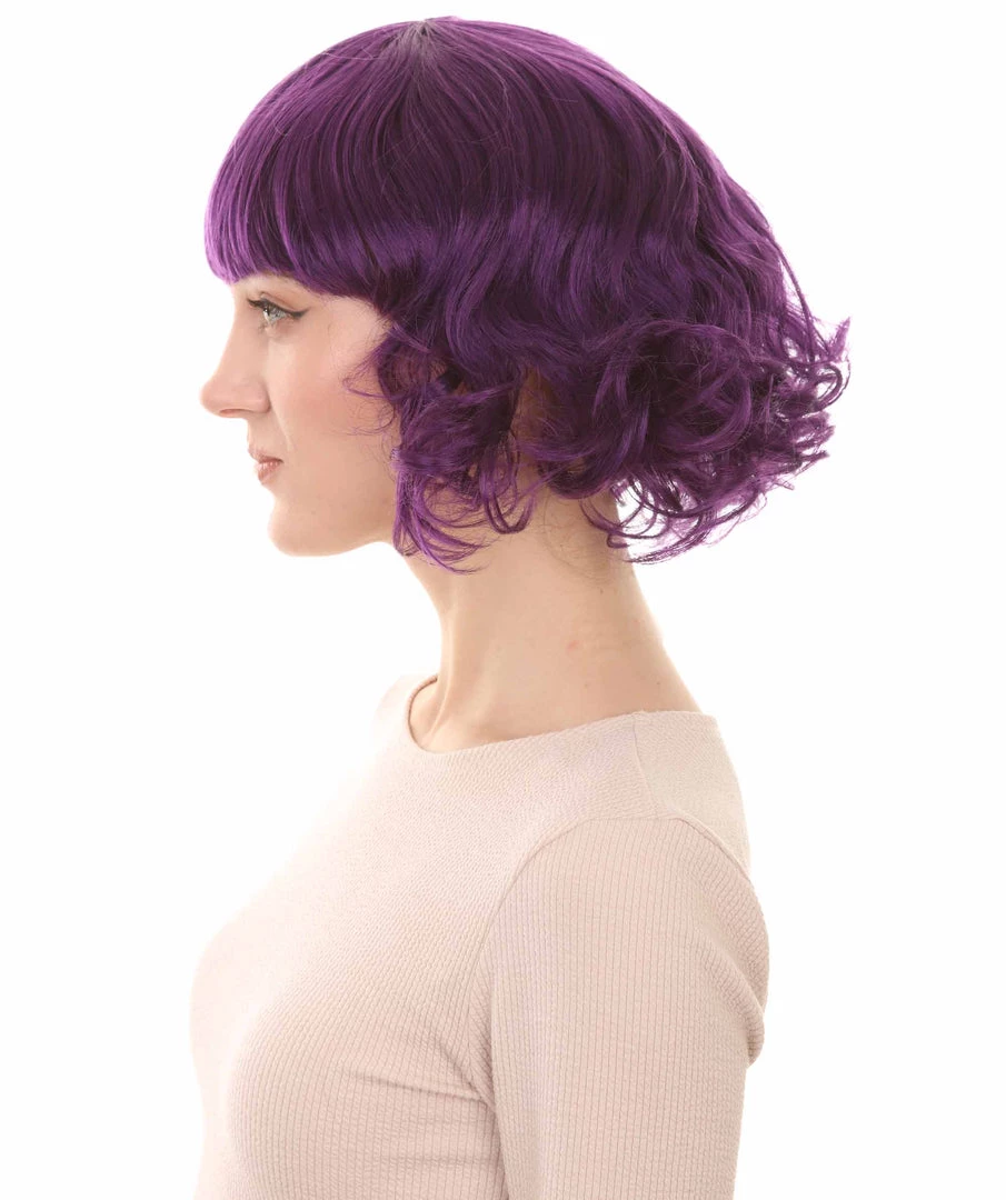 HPO Carnival Wavy Short Wig Collection | Premium Breathable Capless Cap 40 HPO Carnival Wavy Short Wig Collection | Premium Breathable Capless Cap