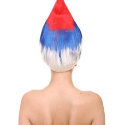 FLAGWIGS Serbia Flag Sport Troll Wig | National Pride Wig | Premium Breathable Capless Cap Women's 14 FLAGWIGS Serbia Flag Sport Troll Wig | National Pride Wig | Premium Breathable Capless Cap Women's