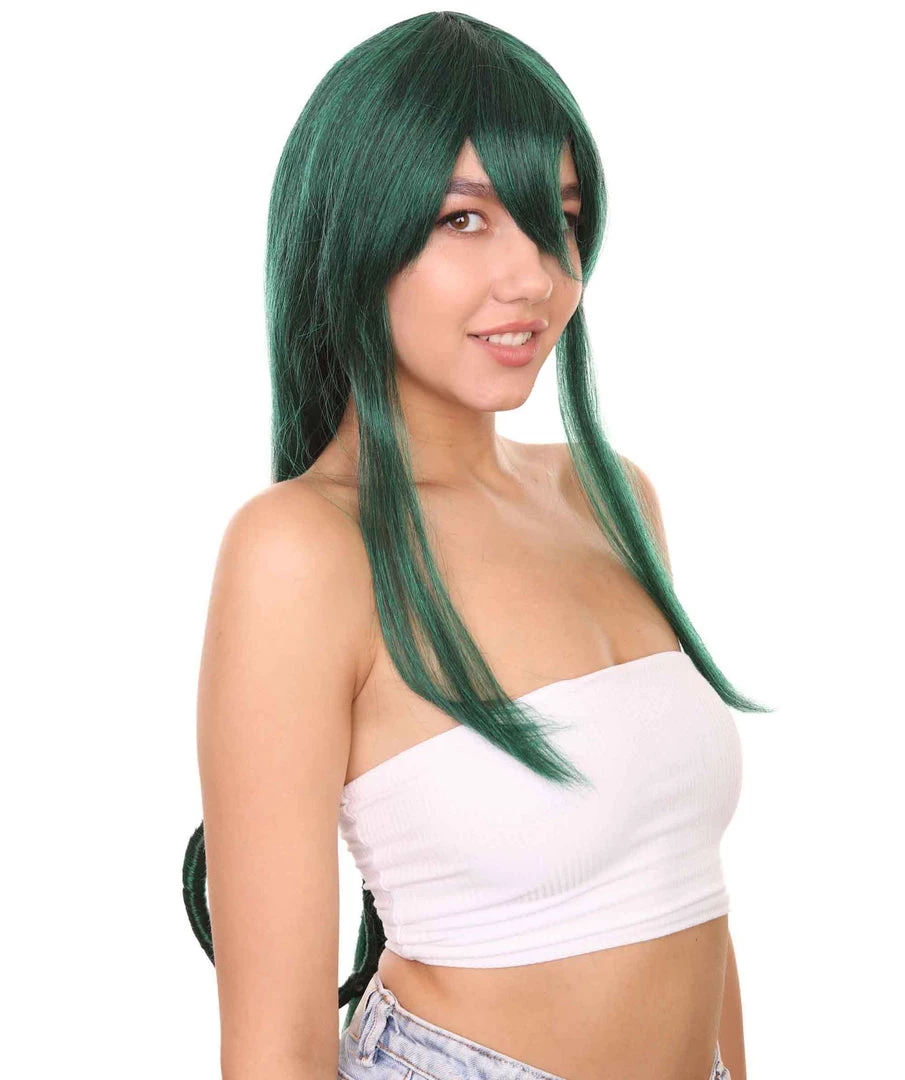Adult Women's 34" Inch Extra Long Length Halloween Cosplay Student Of Heros Wig, Synthetic Soft Fiber Hair, Perfect For Your Next Conventiton And Group Anime Party! | HPO 6 Adult Women's 34" Inch Extra Long Length Halloween Cosplay Student Of Heros Wig, Synthetic Soft Fiber Hair, Perfect For Your Next Conventiton And Group Anime Party! | HPO