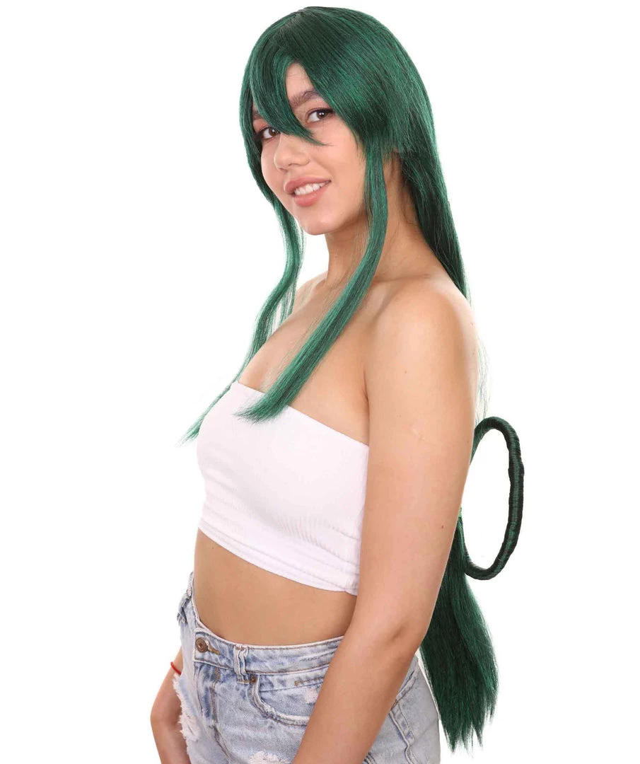 Adult Women's 34" Inch Extra Long Length Halloween Cosplay Student Of Heros Wig, Synthetic Soft Fiber Hair, Perfect For Your Next Conventiton And Group Anime Party! | HPO 2 Adult Women's 34" Inch Extra Long Length Halloween Cosplay Student Of Heros Wig, Synthetic Soft Fiber Hair, Perfect For Your Next Conventiton And Group Anime Party! | HPO