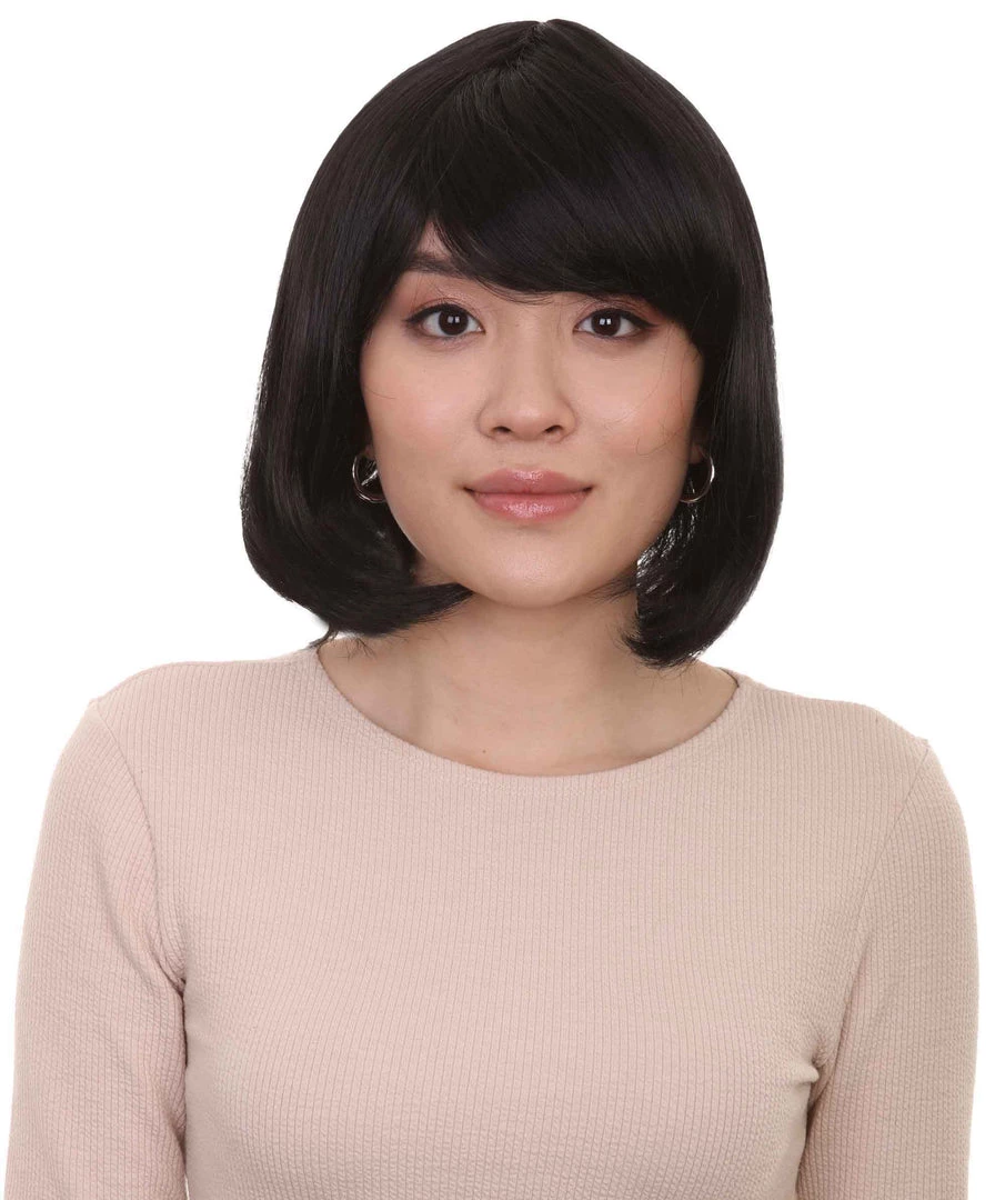 HPO Flapper Multi Colors Bob Womens Wig | Short Natural Looking Wig | Premium Breathable Capless Cap 1 HPO Flapper Multi Colors Bob Womens Wig | Short Natural Looking Wig | Premium Breathable Capless Cap