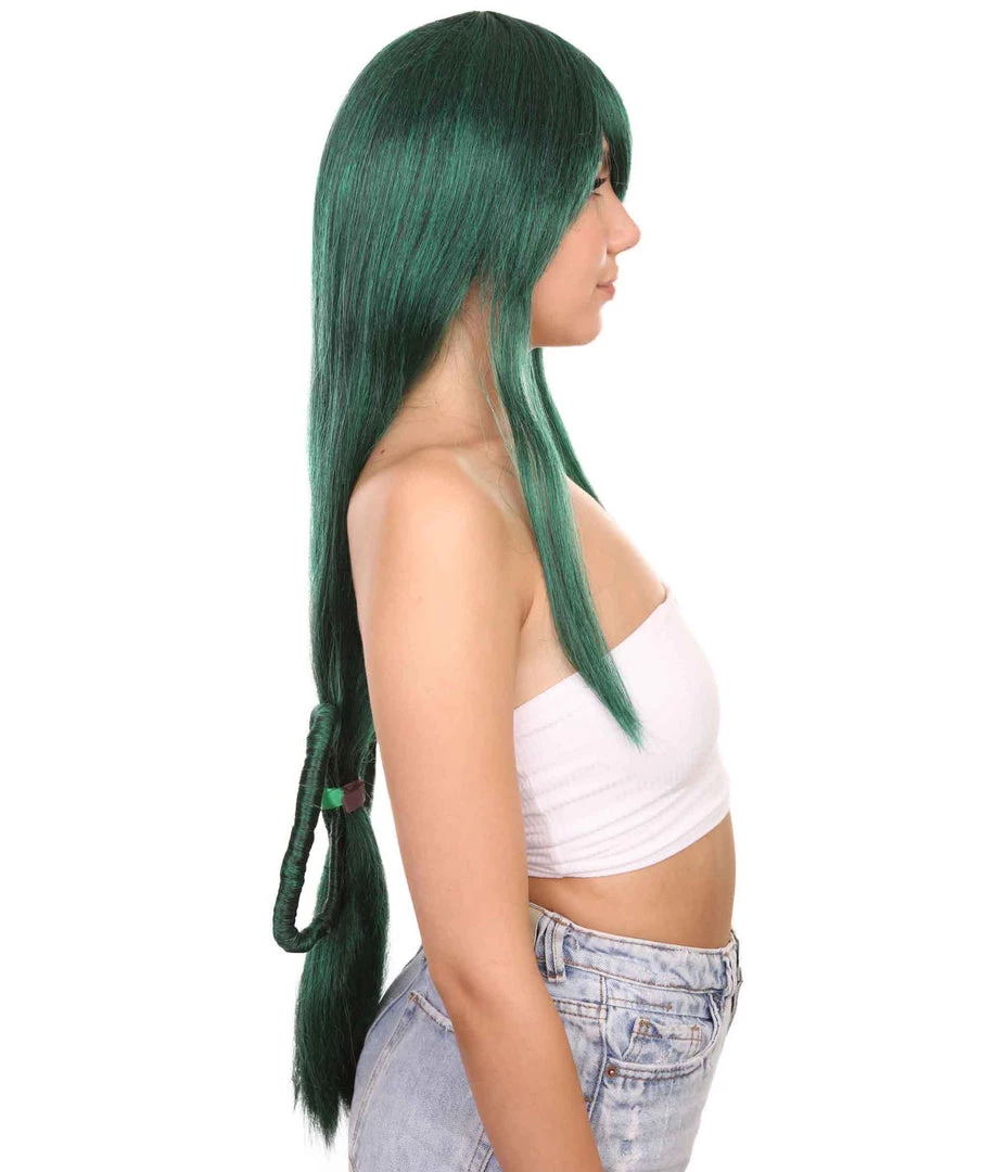 Adult Women's 34" Inch Extra Long Length Halloween Cosplay Student Of Heros Wig, Synthetic Soft Fiber Hair, Perfect For Your Next Conventiton And Group Anime Party! | HPO 5 Adult Women's 34" Inch Extra Long Length Halloween Cosplay Student Of Heros Wig, Synthetic Soft Fiber Hair, Perfect For Your Next Conventiton And Group Anime Party! | HPO