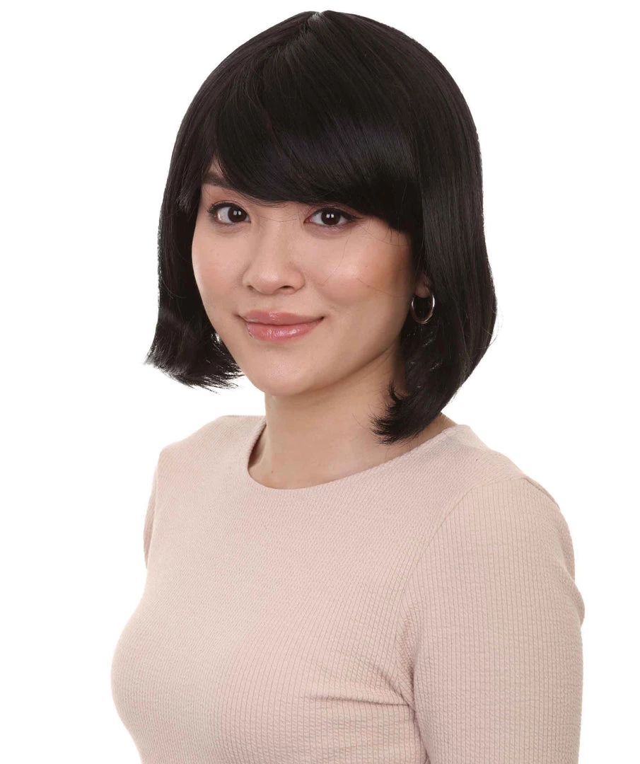 HPO Flapper Multi Colors Bob Womens Wig | Short Natural Looking Wig | Premium Breathable Capless Cap 2 HPO Flapper Multi Colors Bob Womens Wig | Short Natural Looking Wig | Premium Breathable Capless Cap