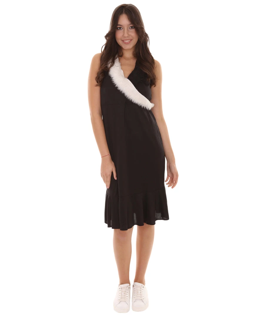 HPO Adult Women's Devil Madame TV/Movie Costume | Black Cosplay Costume 2 HPO Adult Women's Devil Madame TV/Movie Costume | Black Cosplay Costume