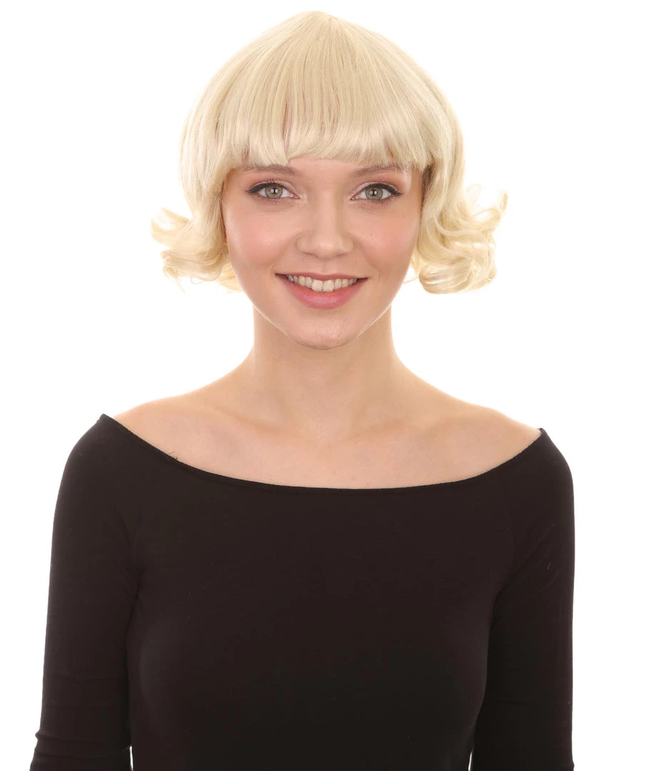 HPO Carnival Wavy Short Wig Collection | Premium Breathable Capless Cap 52 HPO Carnival Wavy Short Wig Collection | Premium Breathable Capless Cap
