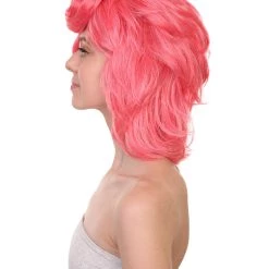 Adult Women's 13" Inch Medium Length Halloween Cosplay Daughter Of Boss Una Wig, Synthetic Soft Fiber Hair, Perfect For Your Next Convention And Group Anime Party! | HPO 10 Adult Women's 13