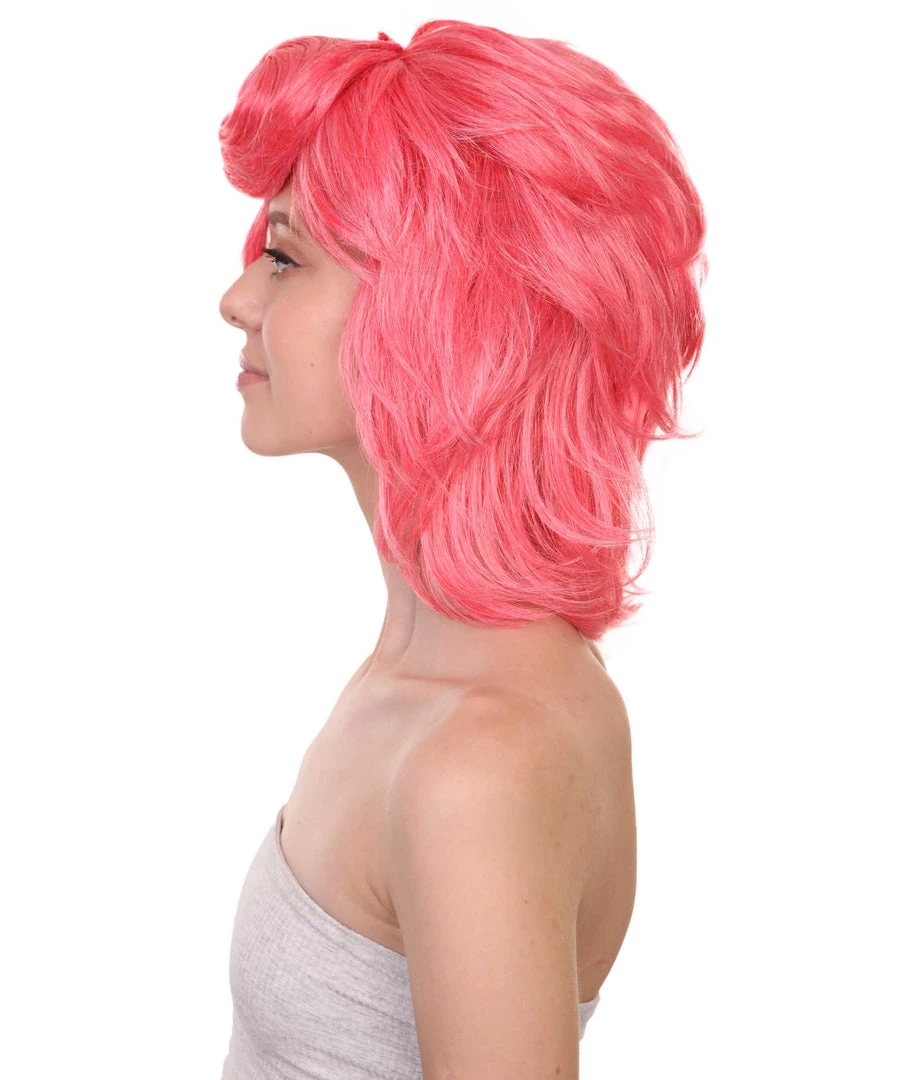 Adult Women's 13" Inch Medium Length Halloween Cosplay Daughter Of Boss Una Wig, Synthetic Soft Fiber Hair, Perfect For Your Next Convention And Group Anime Party! | HPO 3 Adult Women's 13" Inch Medium Length Halloween Cosplay Daughter Of Boss Una Wig, Synthetic Soft Fiber Hair, Perfect For Your Next Convention And Group Anime Party! | HPO