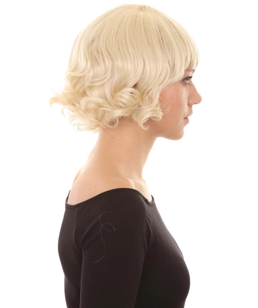 HPO Carnival Wavy Short Wig Collection | Premium Breathable Capless Cap 56 HPO Carnival Wavy Short Wig Collection | Premium Breathable Capless Cap