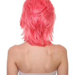 Adult Women's 13" Inch Medium Length Halloween Cosplay Daughter Of Boss Una Wig, Synthetic Soft Fiber Hair, Perfect For Your Next Convention And Group Anime Party! | HPO 11 Adult Women's 13