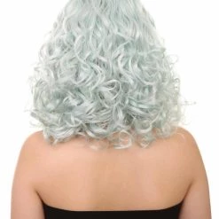 HPO Lt Blue Anime Cosplay Womens Wig | Fancy Party Event Ready Halloween Wig | Premium Breathable Capless Cap Men's