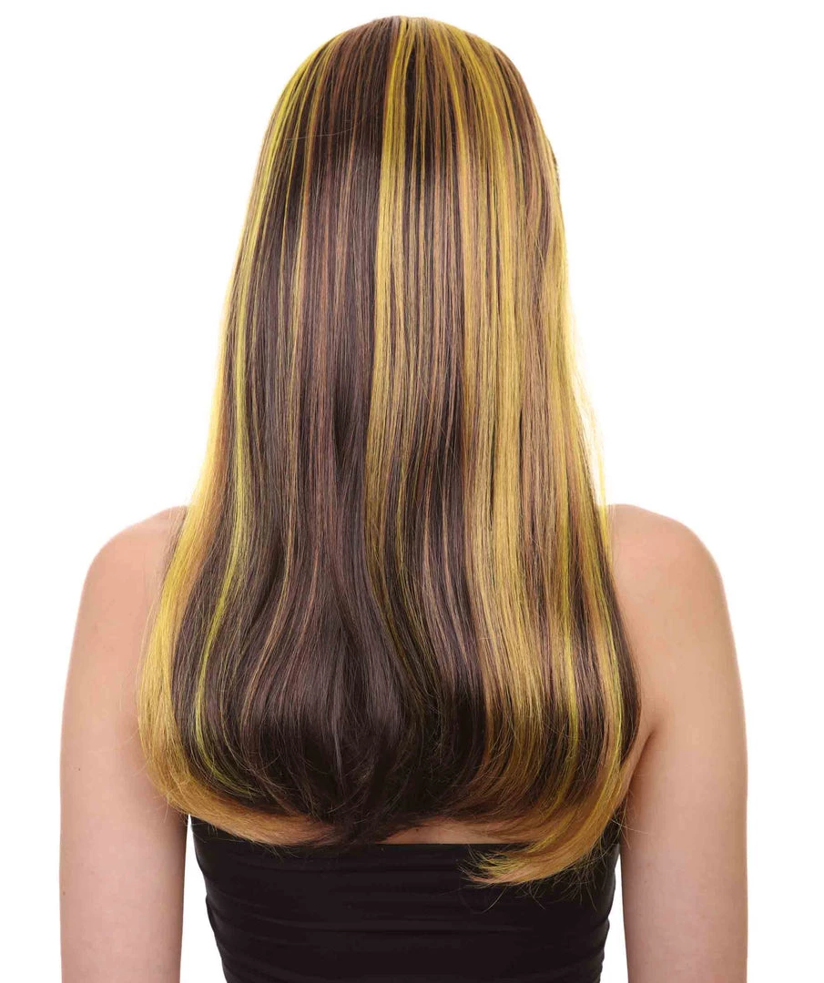 HPO Monster Womens Wig | Neon Yellow & Black Cosplay Halloween Wig | Premium Breathable Capless Cap 4 HPO Monster Womens Wig | Neon Yellow & Black Cosplay Halloween Wig | Premium Breathable Capless Cap