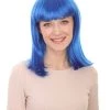 HPO Womens Bob Wig | Glamour Medium Bob Cosplay Halloween Wig | Premium Breathable Capless Cap