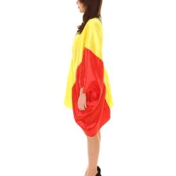 FLAGWIGS Adult Women's Mali Flag Dress Sports Costume | Patriotic Cosplay Costume