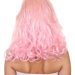 Adult Women's 17" Inch Medium Length Wavy Hollywood Glam Costume Wig, Synthetic Soft Fiber Costume Cosplay Hair | HPO 11 Adult Women's 17