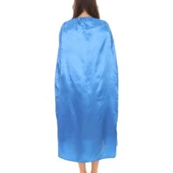 HPO Adult Women's Dragon Queen Blue Dress With Cloak Costume | Blue Cosplay Costume