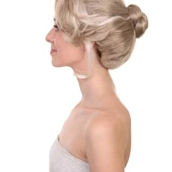 Adult Women's 9" Inch Short Halloween Cosplay Updo Bun Doctor Of Wildlife In The Amazon Forest Wig, Synthetic Fiber Hair, | HPO 10 Adult Women's 9