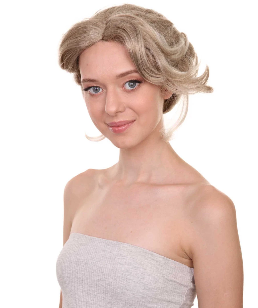 Adult Women's 9" Inch Short Halloween Cosplay Updo Bun Doctor Of Wildlife In The Amazon Forest Wig, Synthetic Fiber Hair, | HPO 2 Adult Women's 9" Inch Short Halloween Cosplay Updo Bun Doctor Of Wildlife In The Amazon Forest Wig, Synthetic Fiber Hair, | HPO