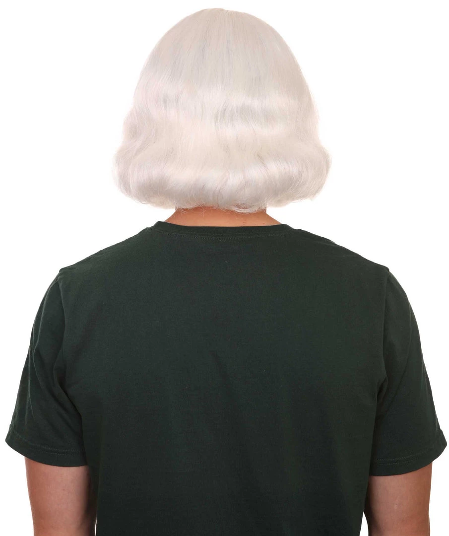 HPO Men's Founding Father Mens Wig | Political Halloween Wigs | Premium Breathable Capless Cap 4 HPO Men's Founding Father Mens Wig | Political Halloween Wigs | Premium Breathable Capless Cap