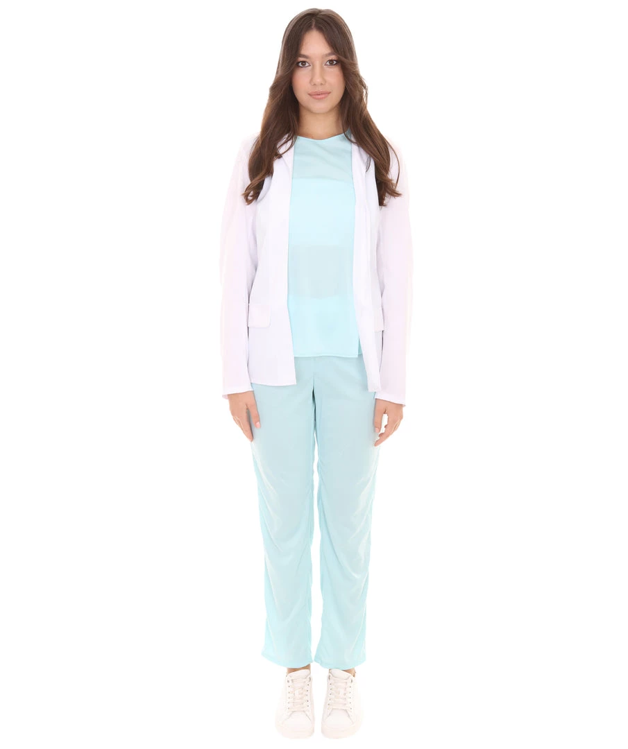 HPO Adult Women's Doctor Uniform Costume | Multi Cosplay Costume 2 HPO Adult Women's Doctor Uniform Costume | Multi Cosplay Costume
