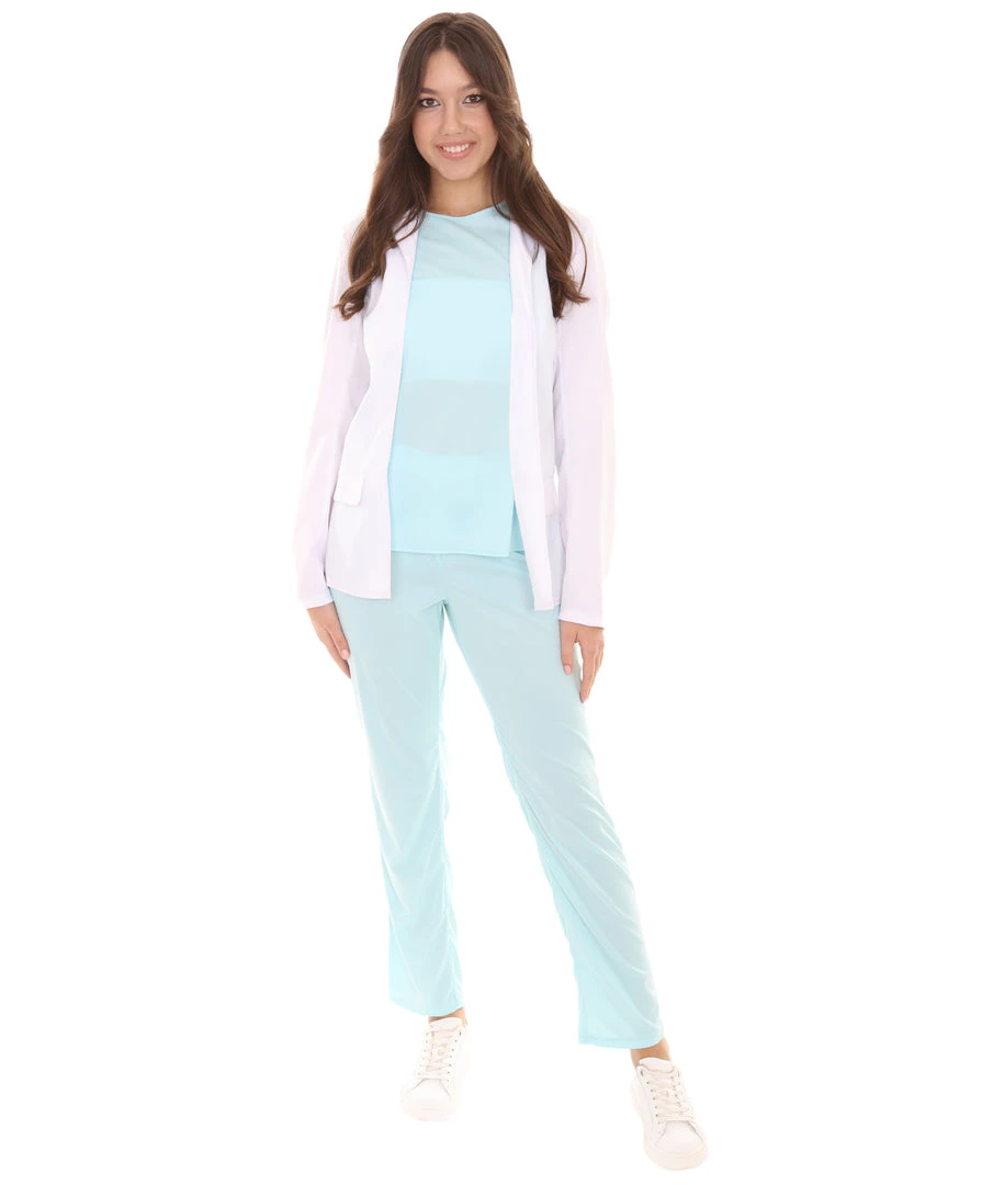 HPO Adult Women's Doctor Uniform Costume | Multi Cosplay Costume 1 HPO Adult Women's Doctor Uniform Costume | Multi Cosplay Costume